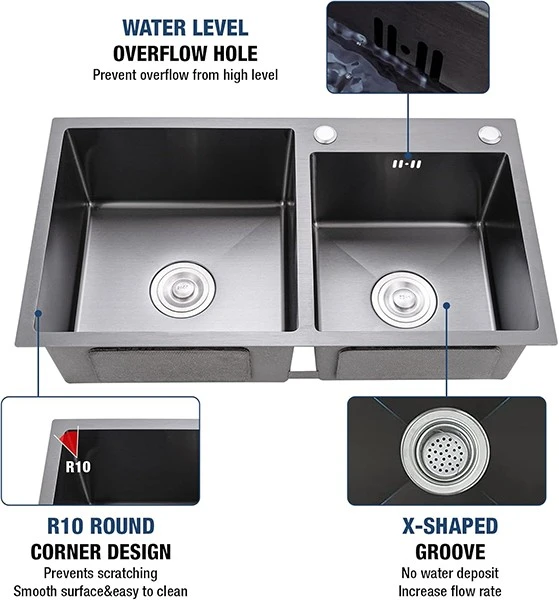 PVD Nano Black Sink high quality